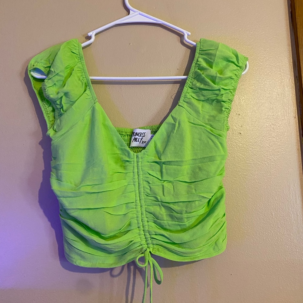Princess Polly Lime green crop top!